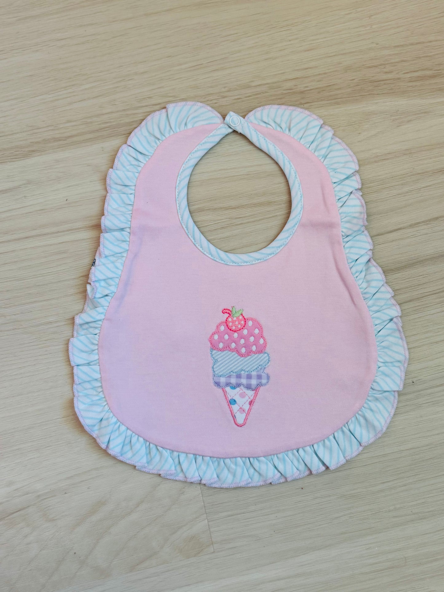 Magnolia Baby- Scoops of Fun Ruffle Bib