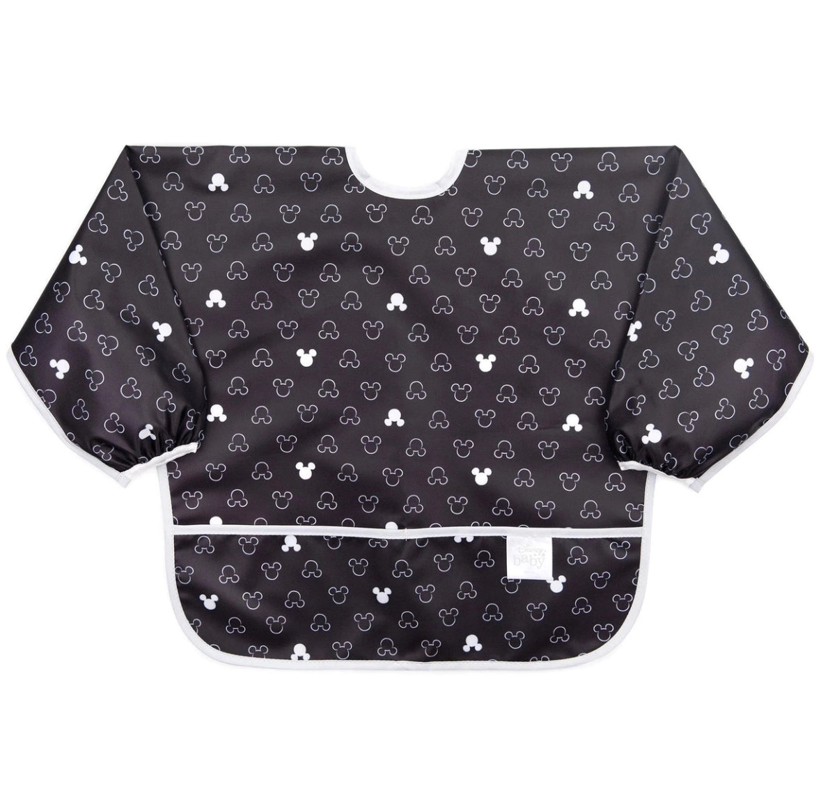 Bumkins Sleeved Bib: Mickey