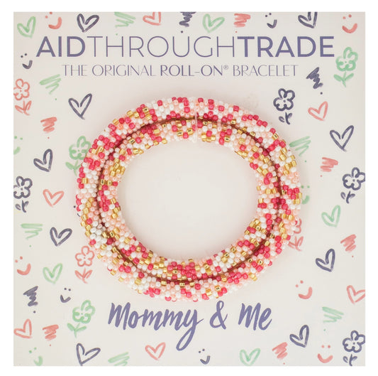 Mommy & Me Roll On Bracelet Set in Heart to Heart